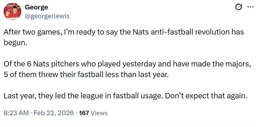 Michael A Taylor, Fastballs, and the Importance of Commas
