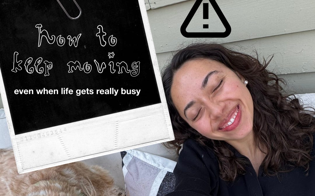 How to keep moving – even when life gets really busy