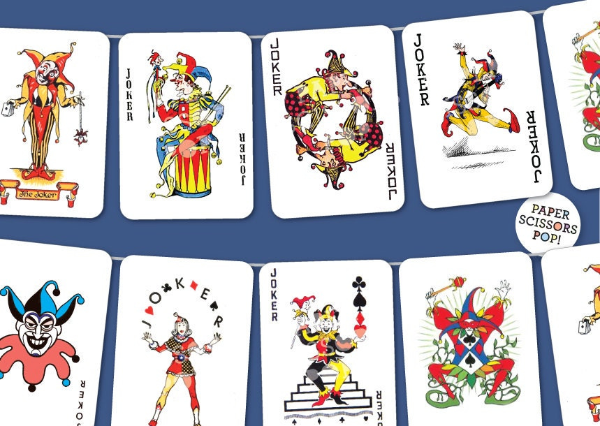 Joker Playing Cards - Etsy Singapore Joker Playing Cards - Etsy Singapore