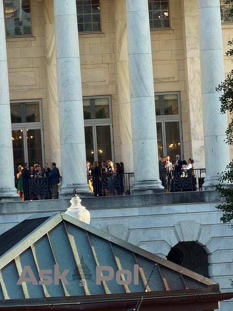 The US Capitol was lively — with parties, protestors and foreign presidents — the last day the House was in session through the November elections.