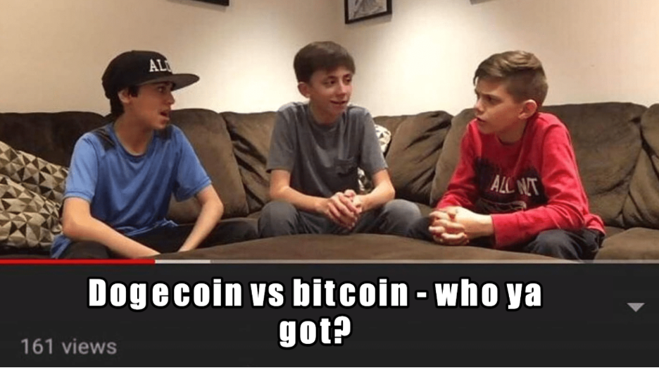 kids talking crypto meme