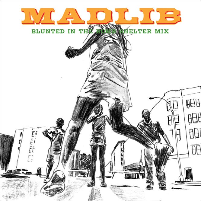 洋楽 MADLIB BLUNTED IN THE BOMB SHELTER Madlib-Blunted in the Bomb Shelter - by Jeff Weiss