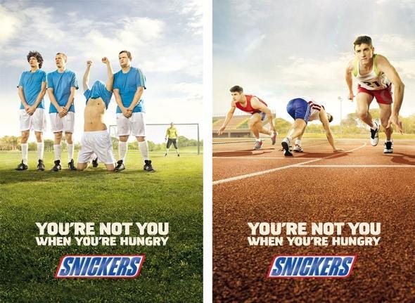 Snickers Won the Lottery with the "You're Not You When You're Hungry"  Campaign - Global Strategic Communications Creative