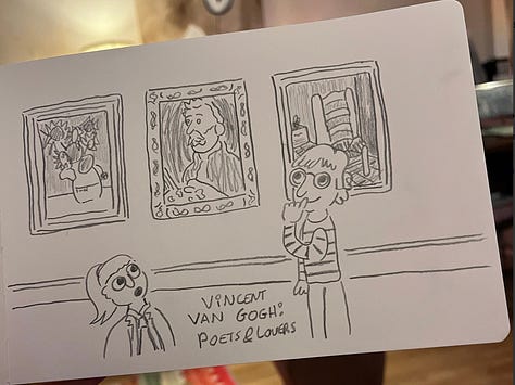 Photos from James' sketchbook
