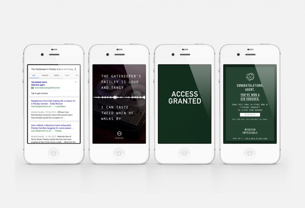 Ted Baker and Google team up for interactive campaign – Glossy Ted Baker and Google team up for interactive campaign – Glossy