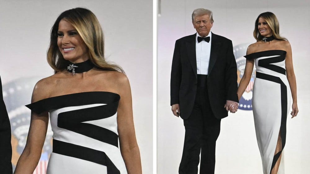 who is designing melania trump's inauguration dress Smithsonian Accepts First Lady Melania Trump's Inaugural Gown