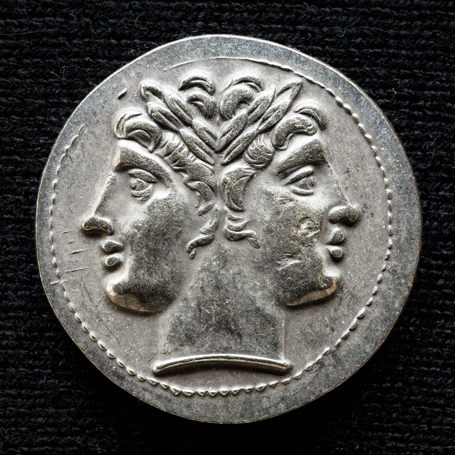 A coin with two faces