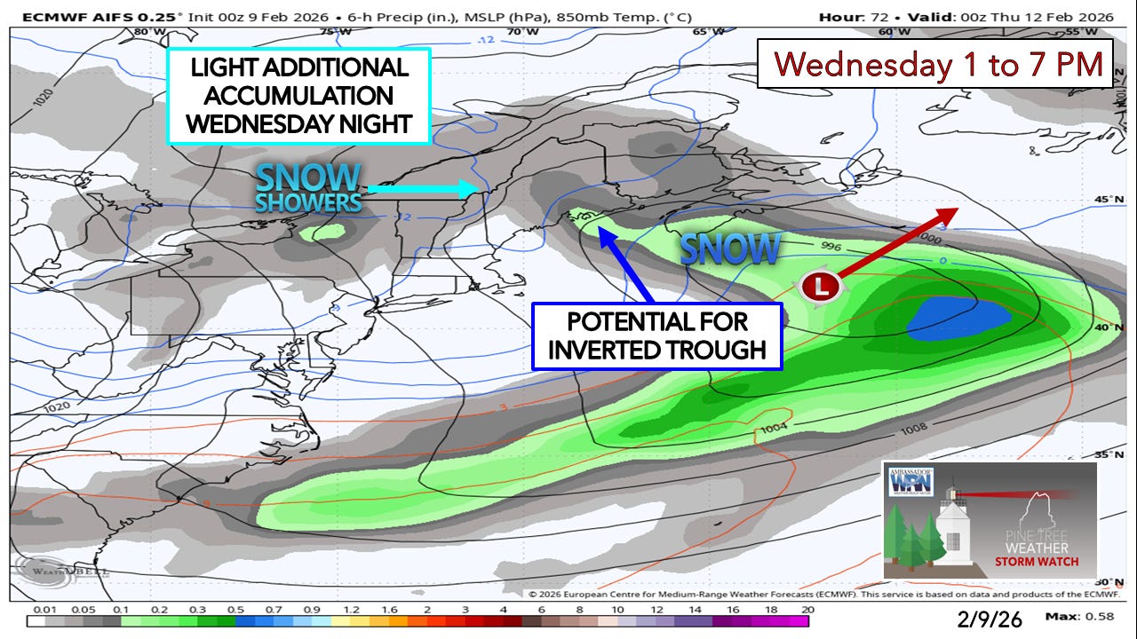 After a chilly Monday, snow moves in late Tuesday