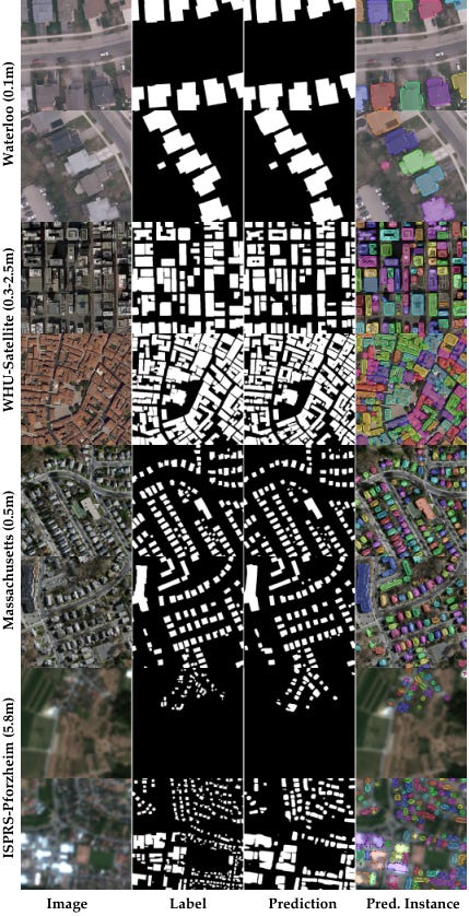 Zero-shot building extraction and polygonisation on unseen domains Zero-shot building extraction and polygonisation on unseen domains