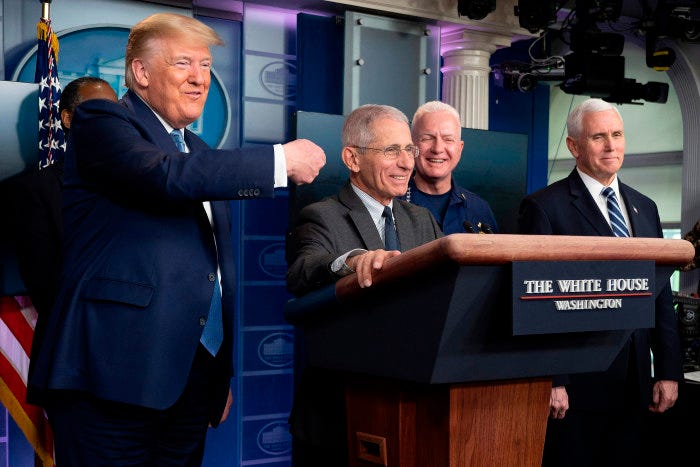 How Fauci Prods, Persuades Trump on Coronavirus Response - WSJ
