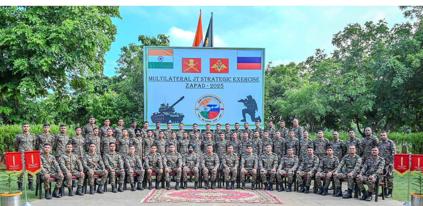 India's 65 Troops in Zapad-2025 Stir NATO, U.S. Concerns