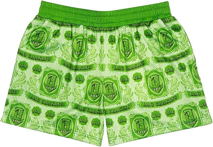 Baseball Lifestyle 101 Boy's Bag Chaser Mesh Shorts with Side Pockets and Elastic Waist, 5 inch Inseam, Youth Sizes S-XL