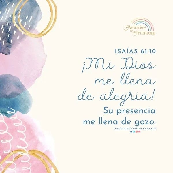 Isaias 61: 10 Isaias 61: 10