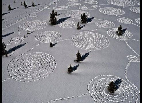 Snow Drawings by Sonja Hinrichsen - ManMadeDIY