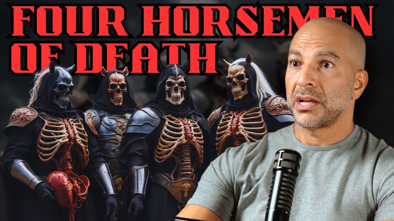 The Four Horsemen of Death (most will die from one of these) - YouTube
