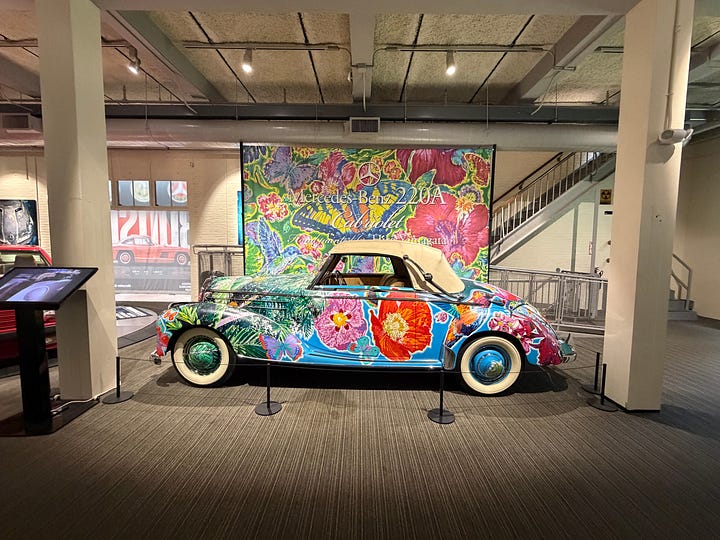 museum, exhibits, galleries, cars, windows, building, sign, geysers, springs