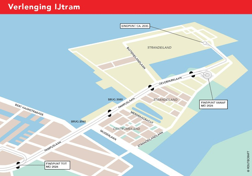 Verlening IJtram Verlening IJtram