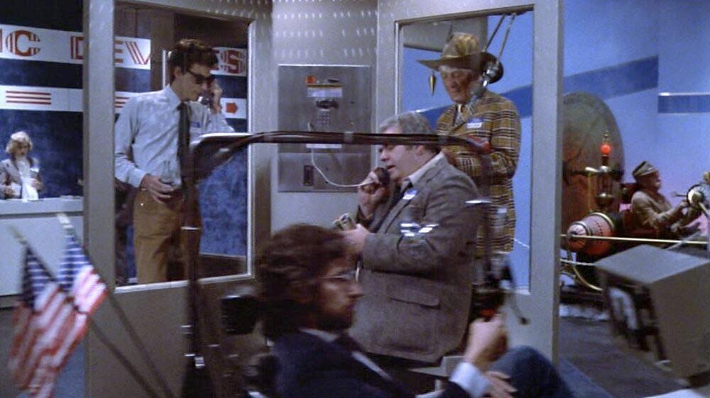 In Gremlins (1984), Steven Spielberg has a cameo at the science convention. : r/MovieDetails In Gremlins (1984), Steven Spielberg has a cameo at the science convention. : r/MovieDetails