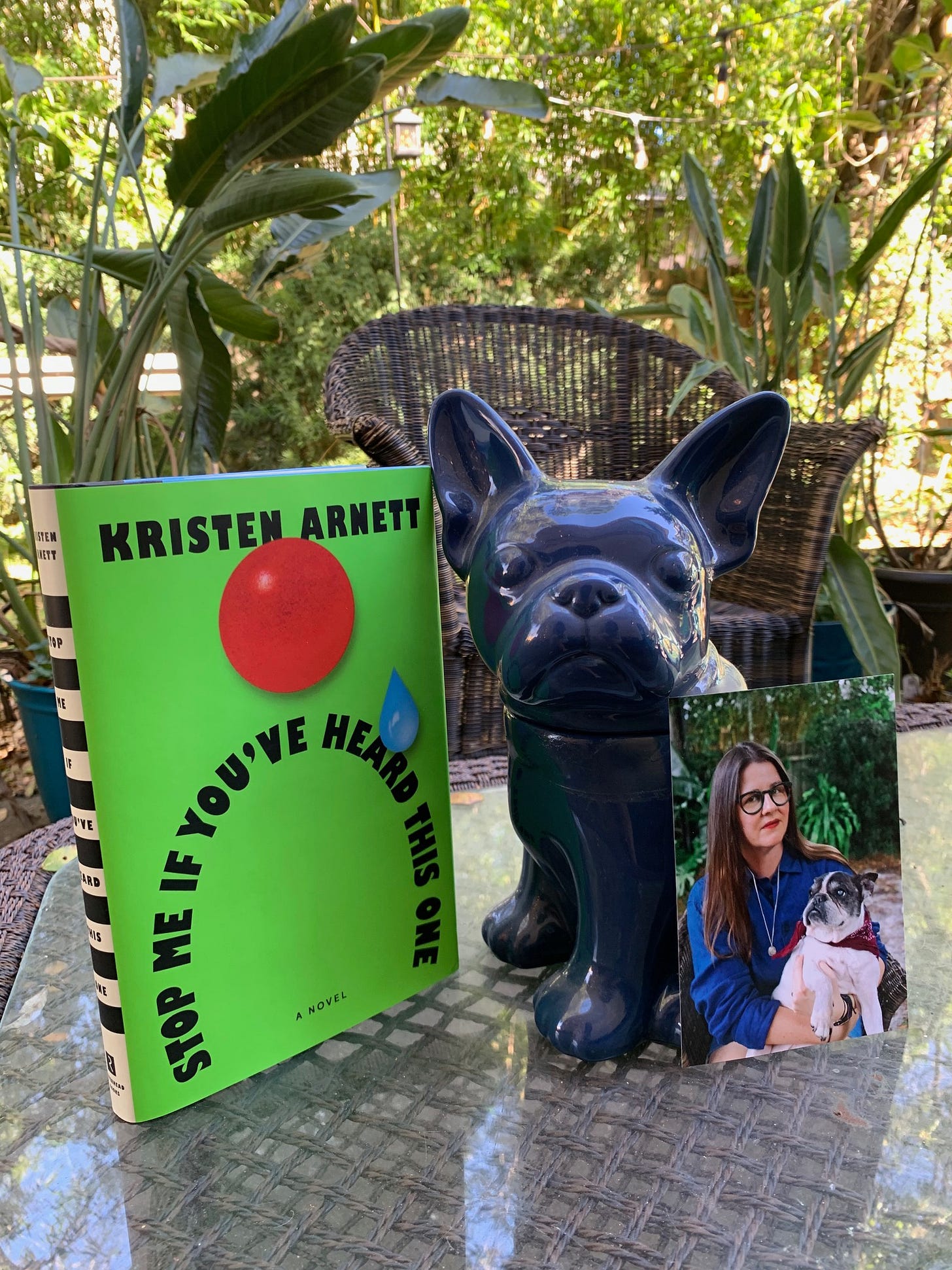 memorial shrine with lola and my next book