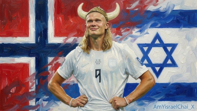 Erling Haaland of Team Norway 🇳🇴
