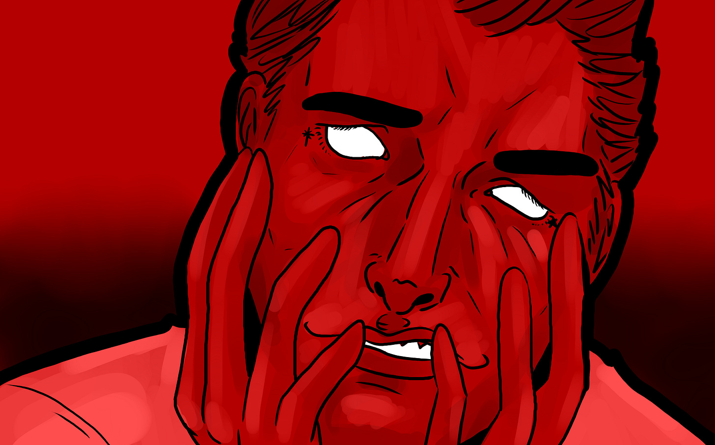 A drawing of Quinn Brady from The Retaliators