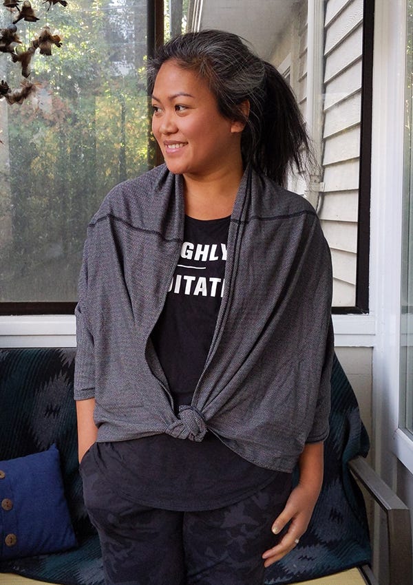 How to Wear a lululemon Vinyasa Scarf Knotted Cardigan How to Wear a lululemon Vinyasa Scarf Knotted Cardigan