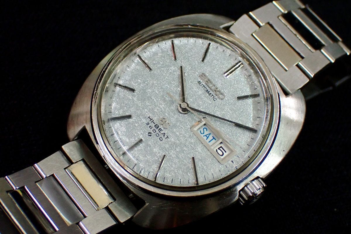▲Wristwatch 124 GRAND SEIKO GS Hi-BEAT 36000 Grand Seiko Hi-BEAT ▲Imovable item/6146-8040/Japanese dial/Consumption tax 0 yen