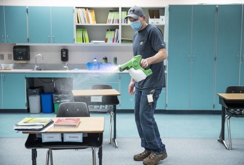 As Port Angeles reopens its schools, students readjust to routine | The  Seattle Times