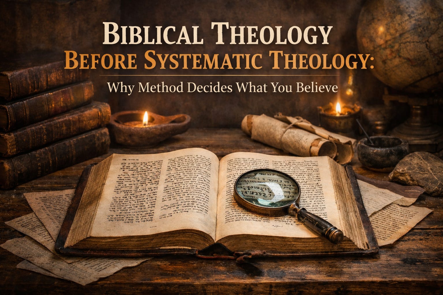 Theological Examples Biblical Theology Before Systematic Theology