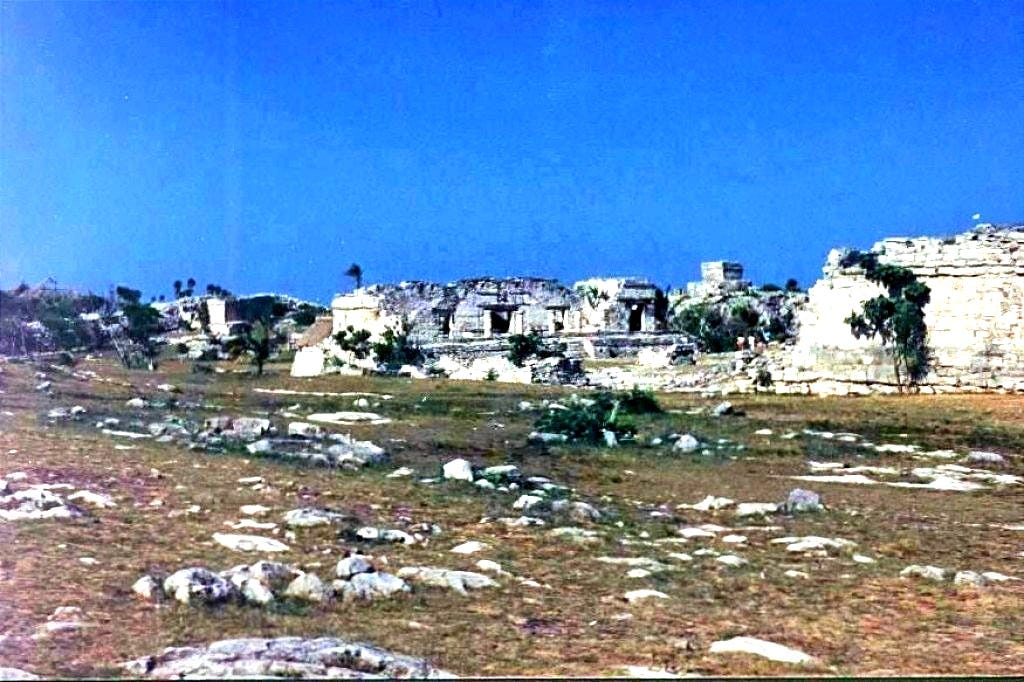 Tulum ruins in 1995