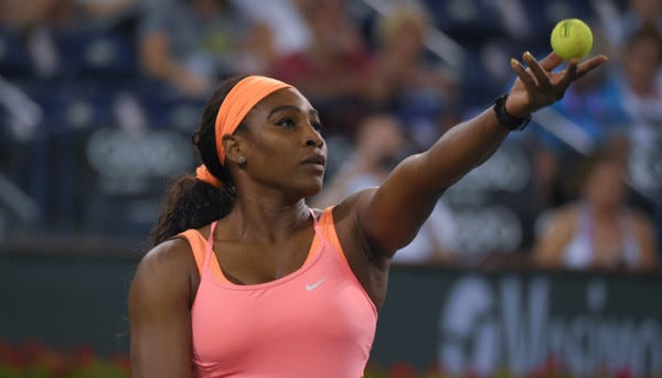 serena williams plays zarina davis at indian wells tennis 2015 serena williams plays zarina davis at indian wells tennis 2015