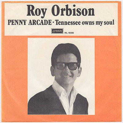 Gripsweat - ROY ORBISON Penny Arcade RARE *M-* Denmark 45 Tennessee ...