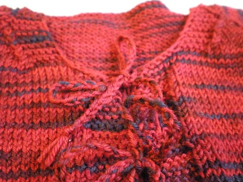 Knitted Baby Cardigan Detail Knitted Baby Cardigan Detail