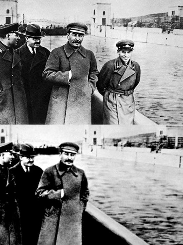 Long Before Photoshop, the Soviets Mastered the Art of Erasing People from Photographs — and History Too | Open Culture Long Before Photoshop, the Soviets Mastered the Art of Erasing People from Photographs — and History Too | Open Culture