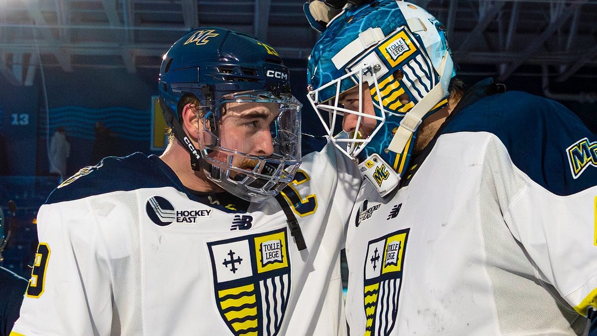 Three-goal start helps the Warriors roll to an important Hockey East win over Northeastern