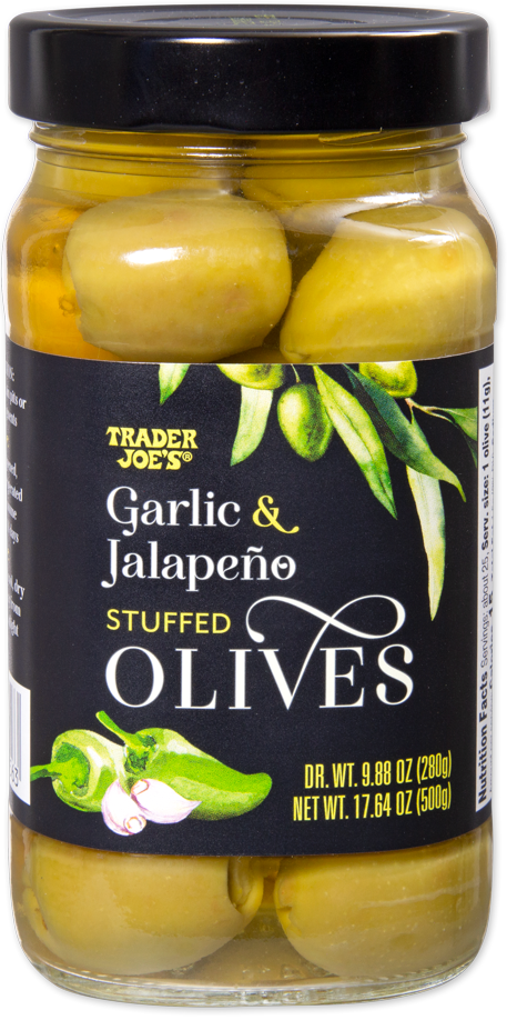Garlic & Jalapeño Stuffed Olives | Trader Joe's