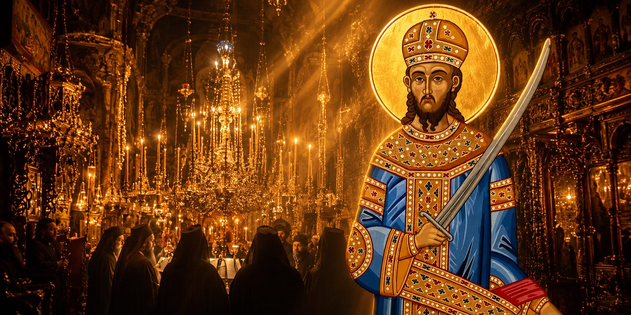 A Underground Divine Liturgy Before the Sleeping Holy King John!