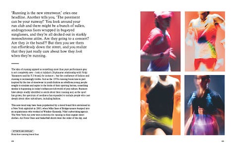 Interior pages for This is Running by Raziq Rauf