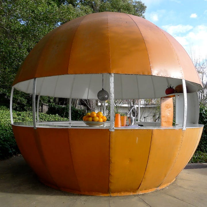 How quirky is Berkeley? The Giant Orange of Spruce St.