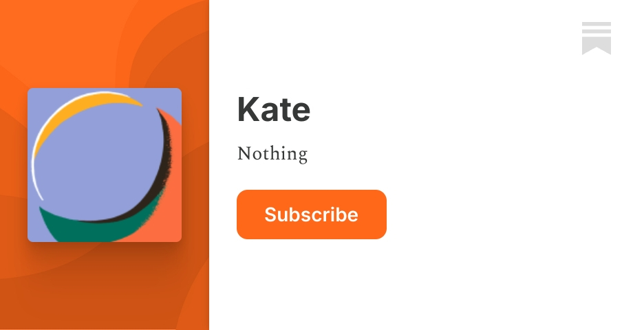 Kate | Substack