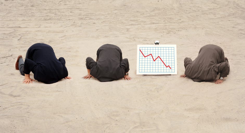Three heads in the sand Three heads in the sand