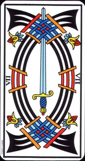 Los Sietes del Tarot de Marsella - 78 Puertas - ¿Qué significan?