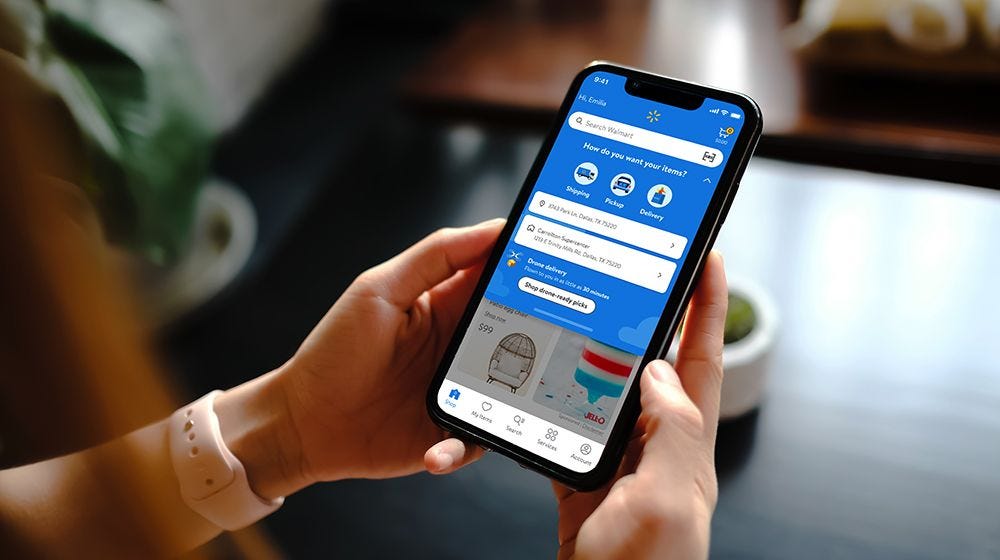 Walmart Delivery and App Ecosystem