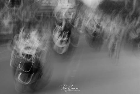 The Blurs in Monochrome