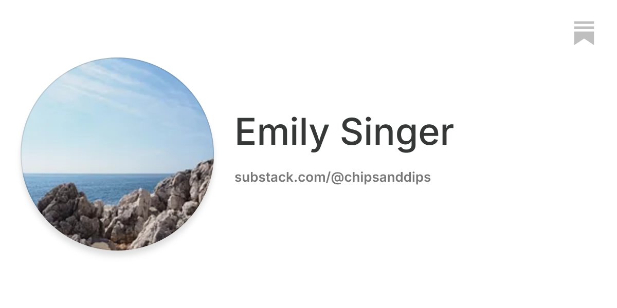 Emily Singer | Substack