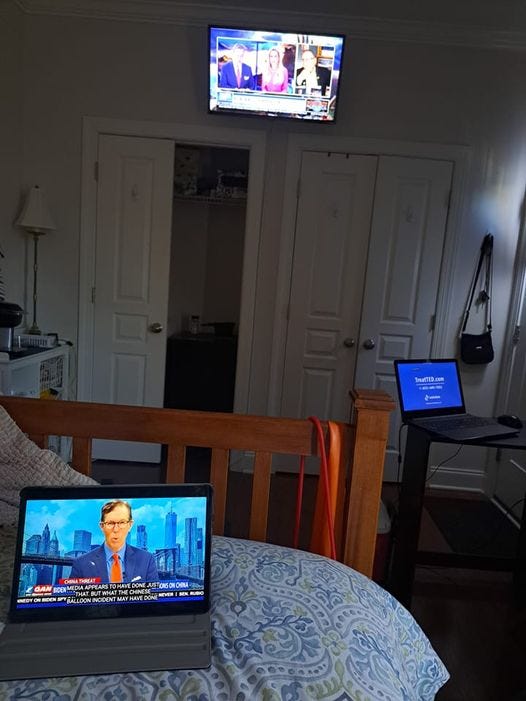 May be an image of 5 people, television, screen and indoor