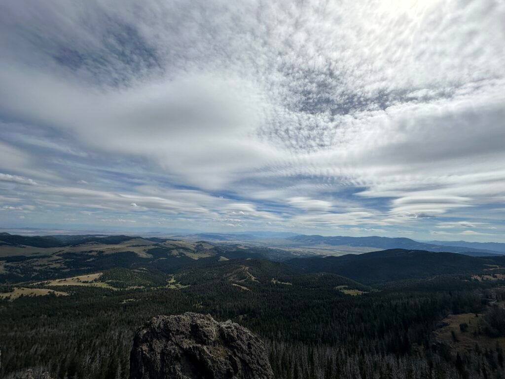 Looking northeast from the Elkhorn Mountains on Aug. 12, 2023. (Photo by Blair Miller, Daily Montanan) Looking northeast from the Elkhorn Mountains on Aug. 12, 2023. (Photo by Blair Miller, Daily Montanan)