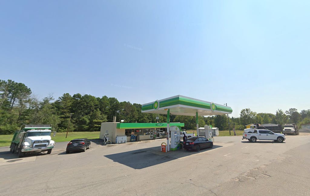 gas station