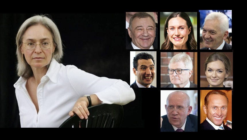 Anna Politkovskaya: La storia sull'amicizia tra Finlandia e Kremlino. Come Europa gestiva il processo di pace in Cecenia. 3 articoli in 1