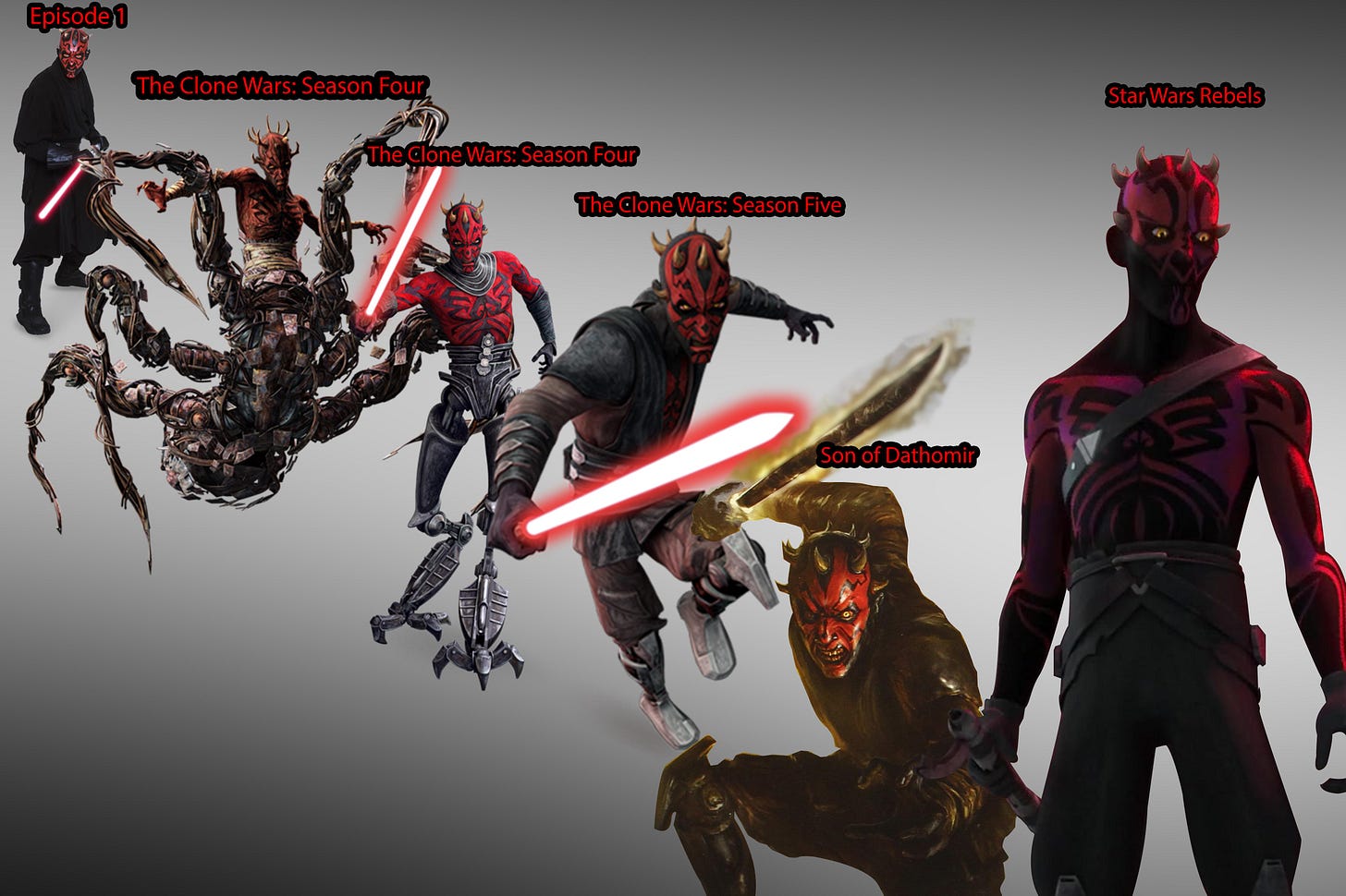 The Changes of Darth Maul : r/StarWars The Changes of Darth Maul : r/StarWars